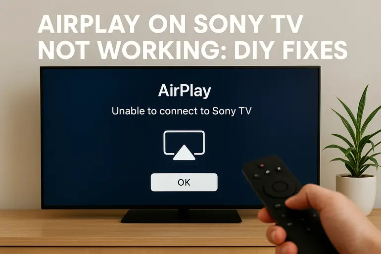 Airplay on Sony TV Not Working