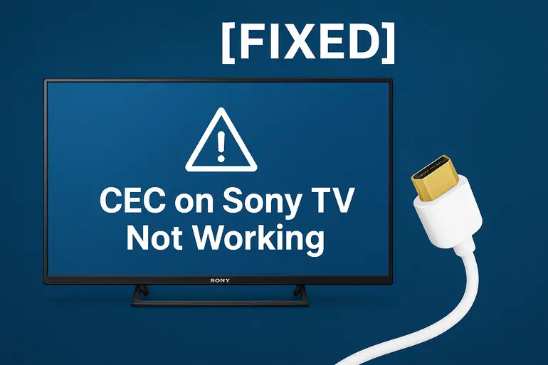 CEC on Sony TV Not Working
