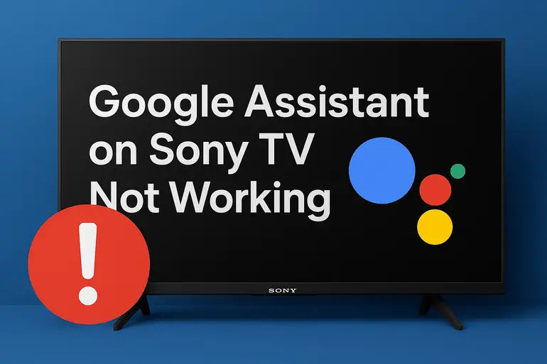 Google Assistant on Sony TV Not Working