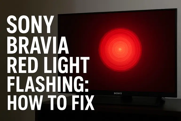 Sony Bravia Red Light Flashing