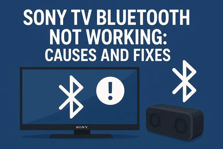 Sony TV Bluetooth Not Working