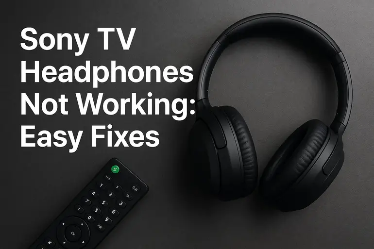 Sony TV Heaadphones Not working