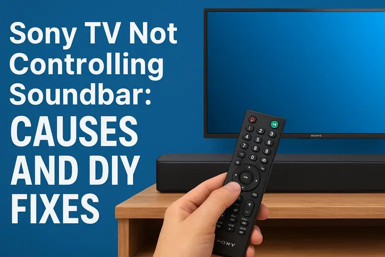Sony TV Not Controlling Soundbar