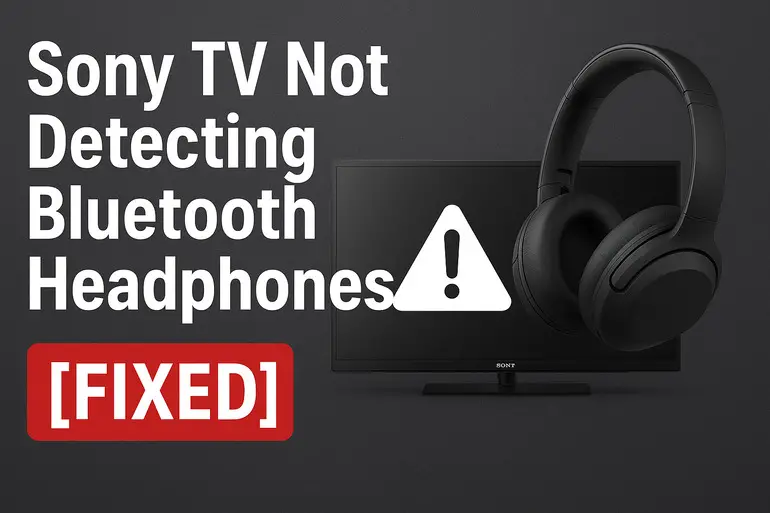 Sony TV Not Detecting Bluetooth Headphones