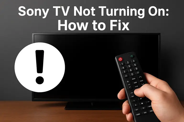 Sony TV Not Turning On