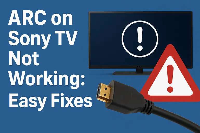 arc on sony tv not working