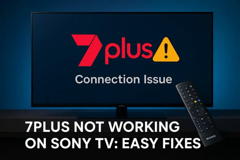 7plus not working on sony tv