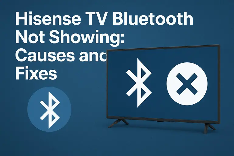Hisense TV Bluetooth Not Showing