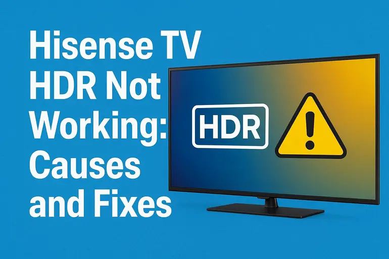 Hisense TV HDR Not Working