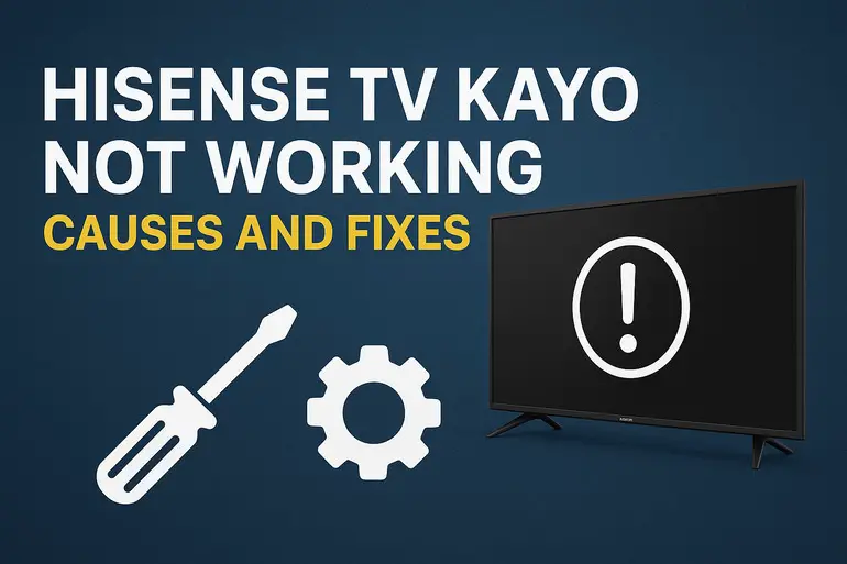 Hisense TV Kayo Not Working