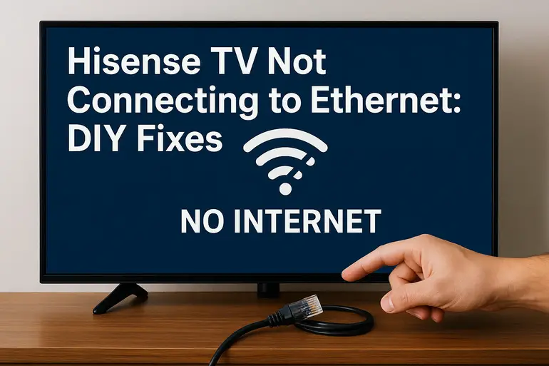 Hisense TV Not Connecting to Ethernet