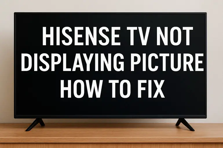 Hisense TV Not Displaying Picture