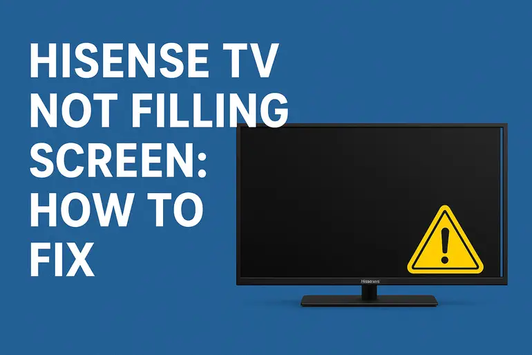 Hisense TV Not Filling Screen