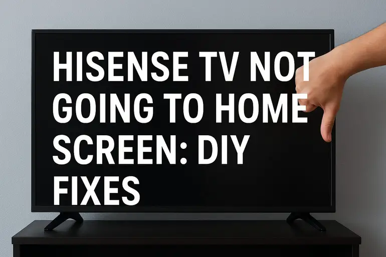 Hisense TV Not Going to Home Screen
