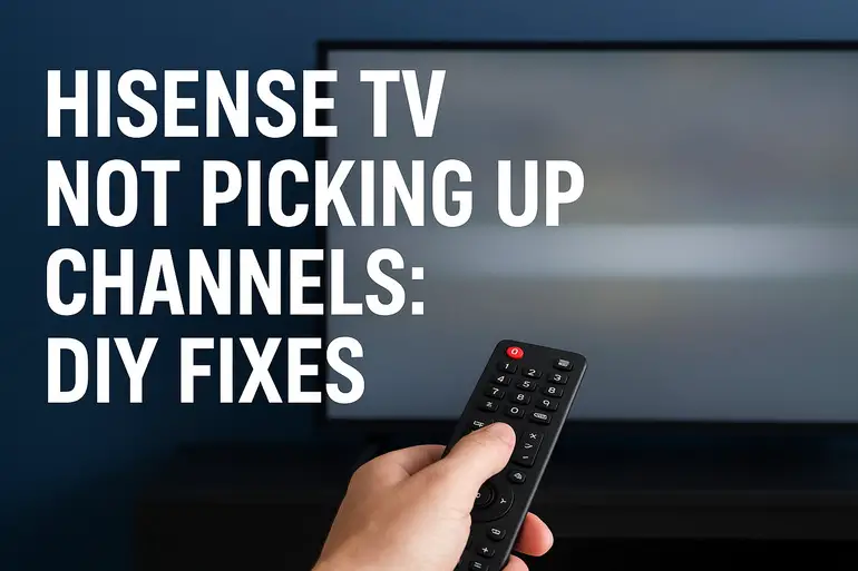 Hisense TV Not Picking Up Channels