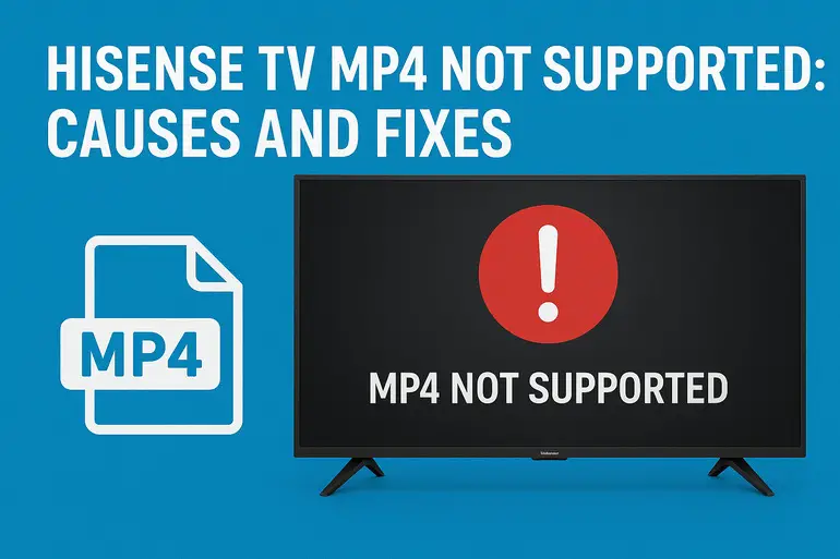Hisense TV mp4 not supported
