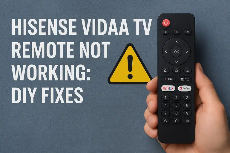 Hisense Vidaa TV Remote Not Working