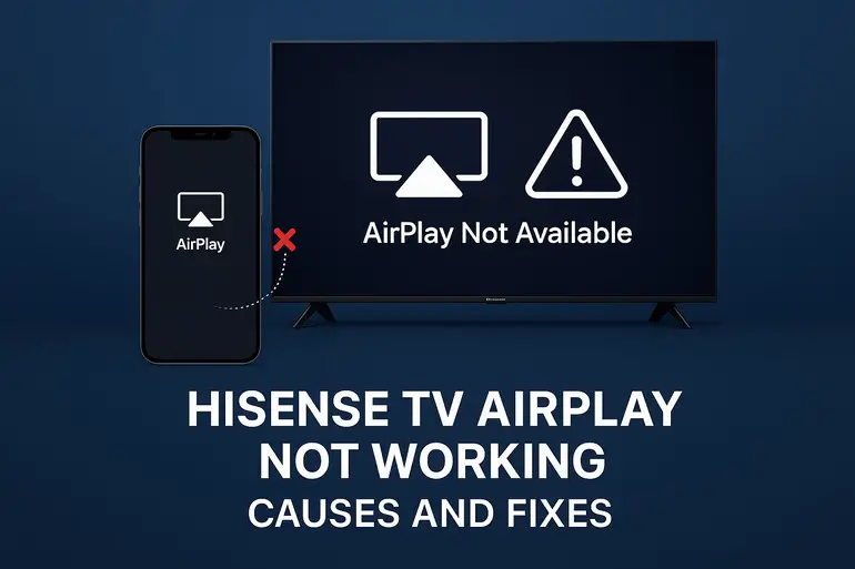 Hisense tv airplay not working