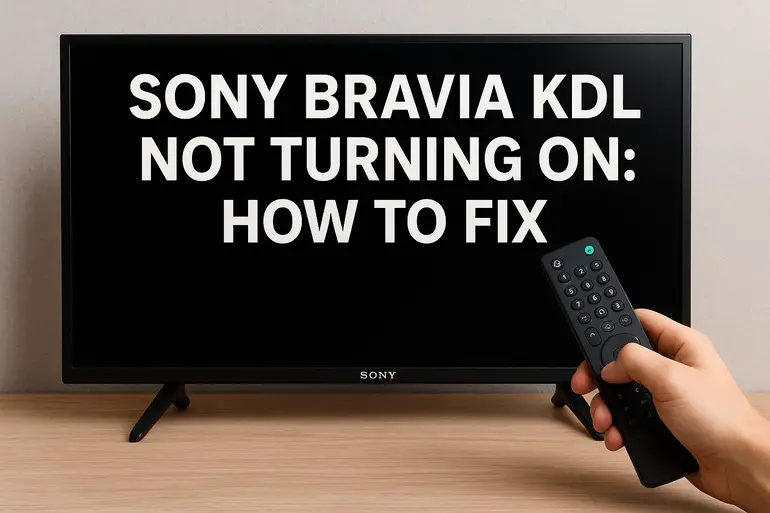 Sony Bravia KDL not Turning On