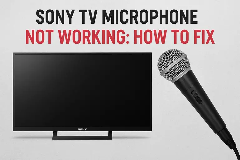 Sony TV Microphone Not Working