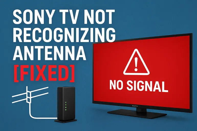 Sony TV Not Recognizing Antenna