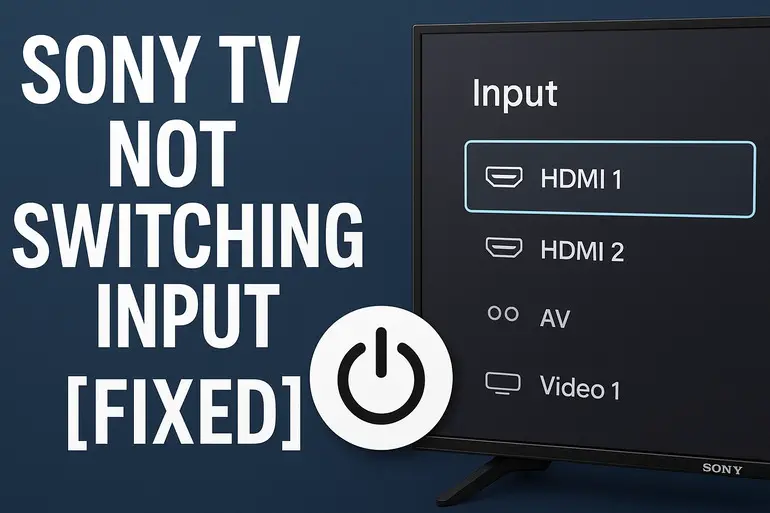 Sony TV Not Switching Input