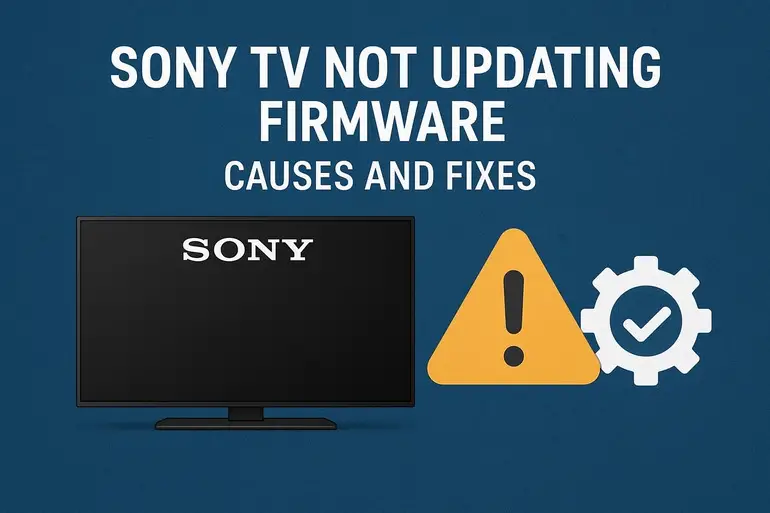 Sony TV Not Updating Firmware