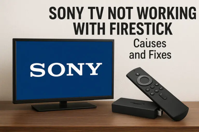 Sony TV Not Working With Firestick
