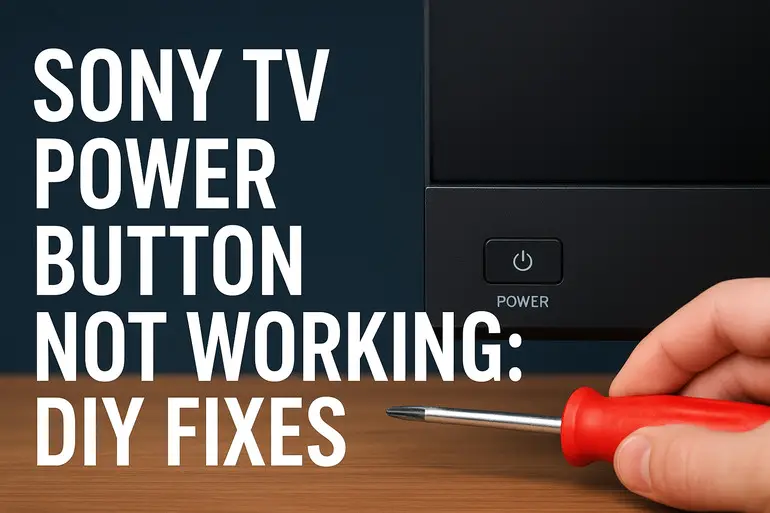 Sony TV Power Button Not Working
