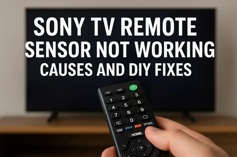 Sony TV Remote Sensor not Working
