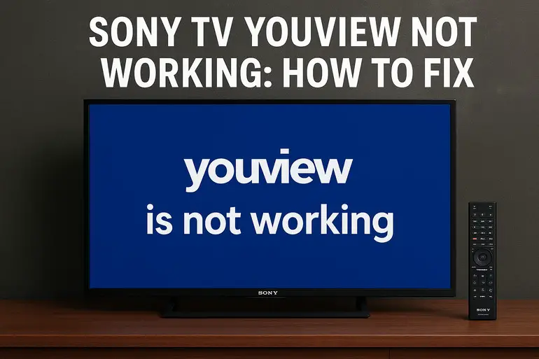 Sony TV Youview Not Working