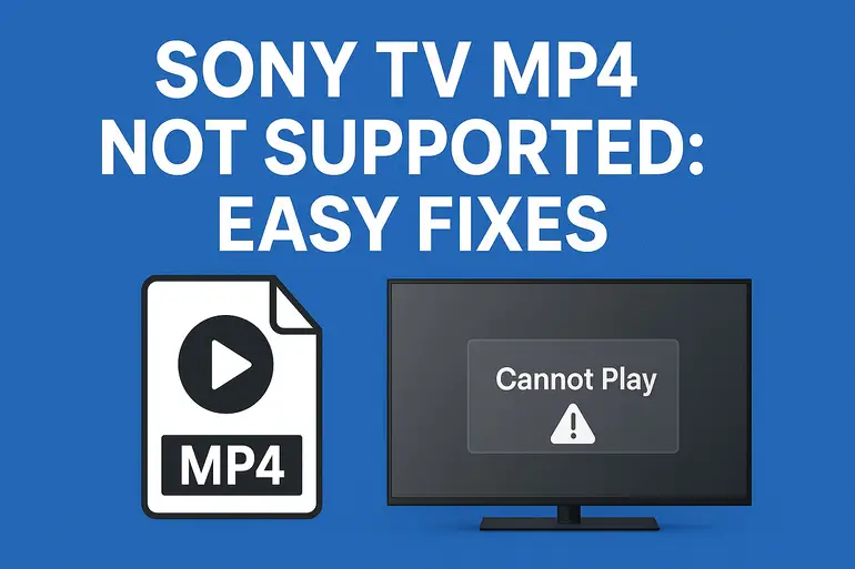 Sony TV mp4 not supported