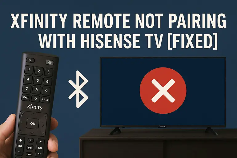 Xfinity Remote Not Pairing With Hisense TV